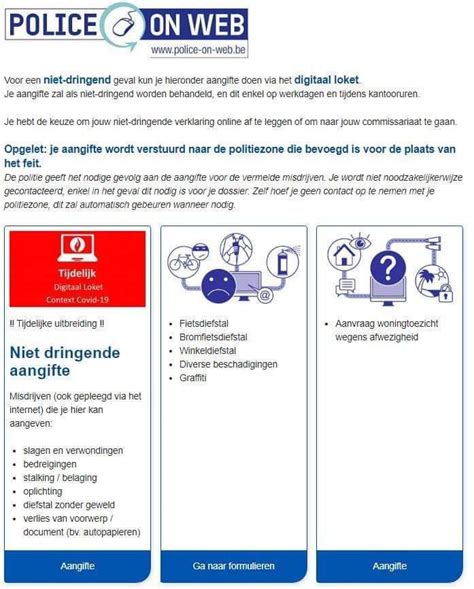 digitale aangifte politie.